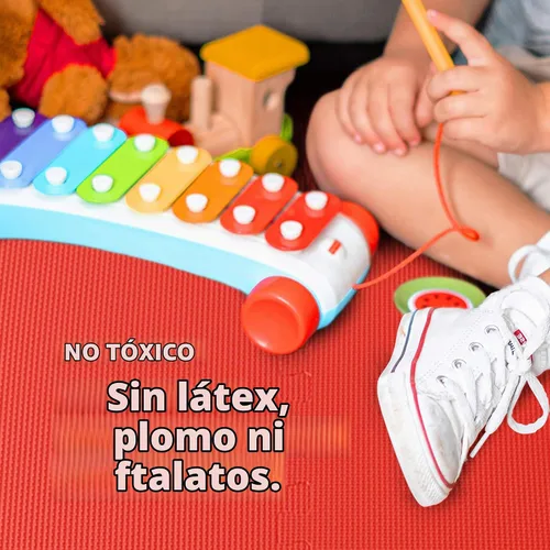 Vista 5 de We Sell Mats - Baldosas multiusos de espuma EVA con un grosor de 0.5 pulgadas, alfombrillas entrelazadas para gimnasios de interior y para el hogar
