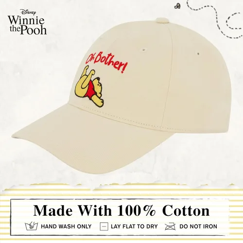 Vista 24 de Disney Winnie The Pooh Dad Hat, Adjustable Cotton Baseball Cap with Curved Brim