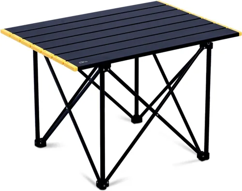 Vista 25 de iClimb - Mesa de camping ultraligera y compacta plegable con bolsa de transporte (color negro - L)