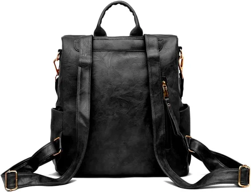 Vista 5 de ZOCILOR - Mochila de moda para mujer, bolso multiusos con diseño convertible, bolso de hombro, bolsa de viaje