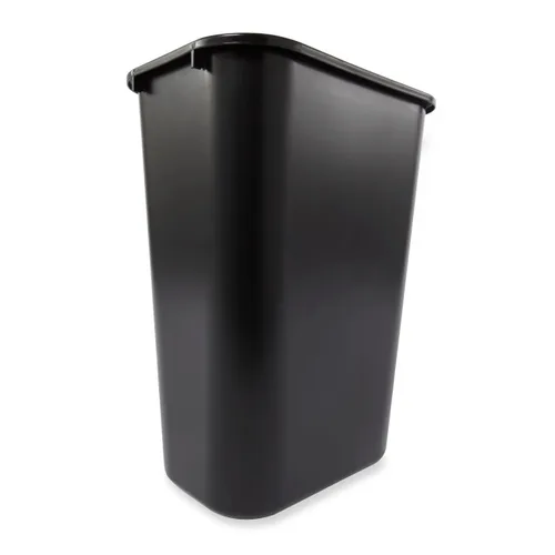 Vista 6 de Pearington SitFree Taburete tambaleante de altura ajustable y Rubbermaid Commercial Products 41QT/10.25 galones, contenedor de basura negro