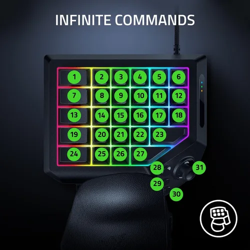 Vista 14 de Razer Tartarus V2 Pro - Teclado analógico óptico para juegos con cable