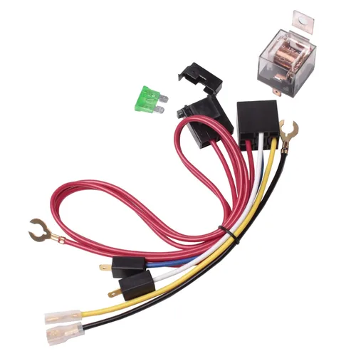 Vista 12 de FARBIN Botón de Presión de Bocina con Conector Rápido, Interruptor Momentáneo con 3 Metros de Cable, Interruptor de Botón Redondo con Tapa Roja