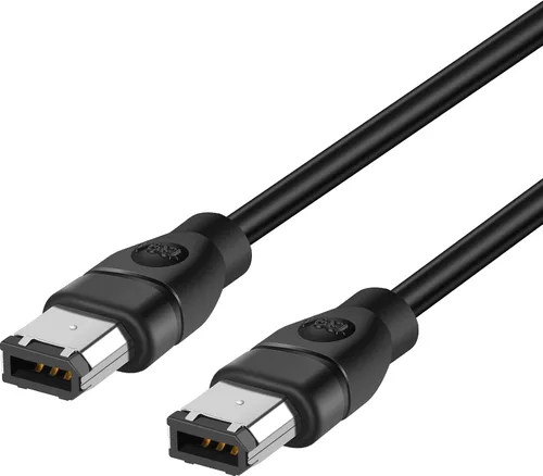 Vista 12 de FireWire Cable de 4 pines a 4 pines iLink DV Cable Firewire 400 IEEE 1394 Cable para portátil a videocámara de 6 pies