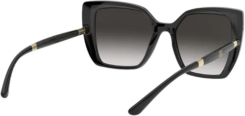 Vista 8 de Dolce Gabbana DG6138 Negro sobre Tranparent GrisGrisGris Gradiente Talla única Negro sobre gris transparente