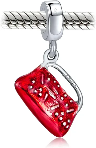 Vista 2 de Fashionista - Juego de abalorios para vestido de noche negro, bolsa de compras, zapatos de tacón alto de cristal para mujeres, adolescentes, plata