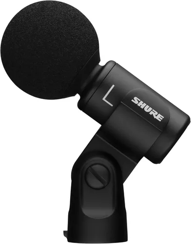 Vista 9 de Micrófono Shure MV88+ USB estéreo - Micrófono de condensador para transmisión y grabación de voces e instrumentos, compatible con Mac y Windows