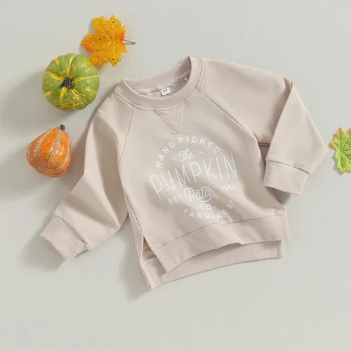 Vista 3 de DuAnyozu Ropa de bebé de Halloween, sudadera de calabaza, suéter de manga larga, suéter de manga larga, trajes de otoño