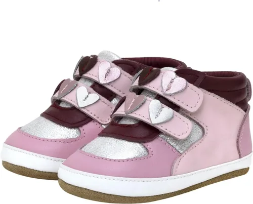 Vista 13 de Robeez First Kicks - Zapatos y tenis unisex para bebés y niños pequeños Cuero Addie Taupe