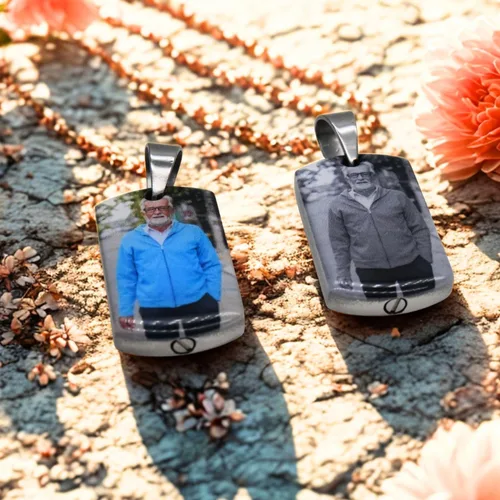 Vista 4 de Collar personalizado con colgante de urna de cremación para hombre, niño, niña, acero inoxidable, soporte para cenizas, recuerdo conmemorativo
