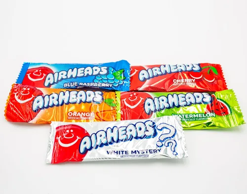 Vista 4 de Mini Bars Assorted 1 lb – Bulk, Chewy Fruit Taffy, Gluten Free, Individually Wrapped (40 Pieces)