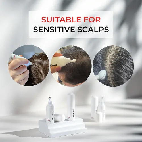 Vista 6 de Revhan Scalp Serum para la pérdida y adelgazamiento del cabello - Suero para el crecimiento del cabello para hombres y mujeres con ácido salicílico