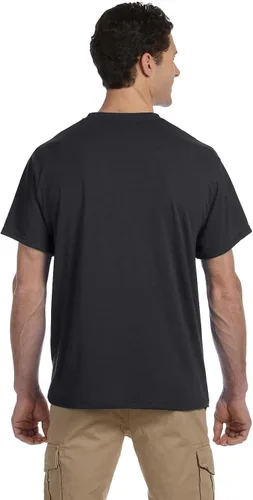 Vista 3 de Jerzees 21MR - Camiseta deportiva de manga corta, Blanco
