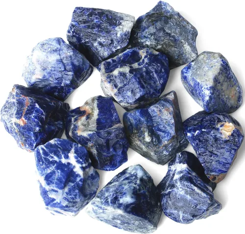 Vista 7 de QINJIEJIE Varias piedras de cristal en bruto 10 colores piedras de cristal curativas 1" piedras preciosas grandes a granel para voltear, cabinas