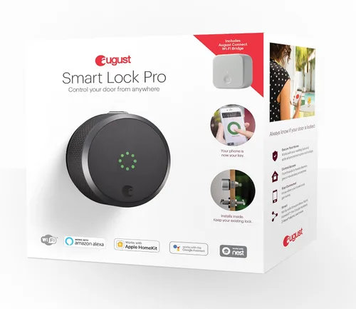 Vista 5 de August, Smart Lock Pro + Connect, dispositivo inteligente para monitoreo de puerta, AUG-SL03-C02-G03, 1.5 volts