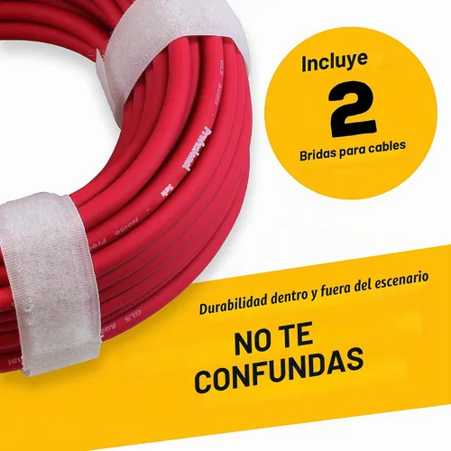 Vista 6 de cables de audio de 25' para micrófonos. Cables con colores con entradas XLR macho a XLR hembra, paquete de 6 unidades Conector de 3 pines, señal