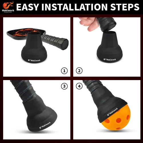 Vista 6 de Pickleball Ball Retriever Silicone Pickleball Grabber and Picker