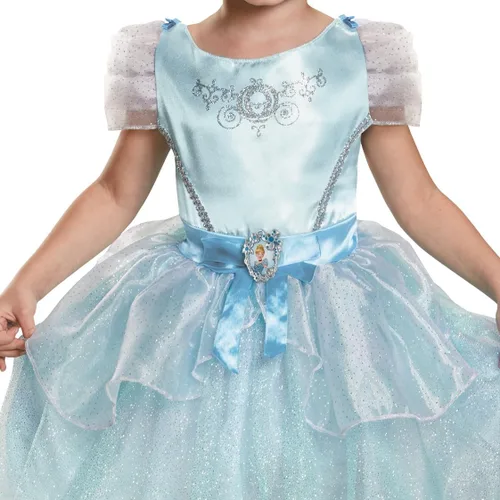 Vista 2 de Disfraz, vestido de Cenicienta de Disney, Un solo