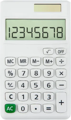 Vista 9 de Calculadora solar, mini calculadora básica, calculadoras escolares para estudiantes, calculadoras de bolsillo, accesorios de oficina azules