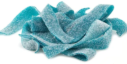 Vista 2 de SweetGlob Cinturones de goma agria caramelo (1 libra, frambuesa azul agria)