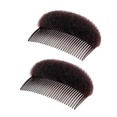 Vista 9 de ericotry Peine para el cabello, 2 piezas encantadoras inserciones de volumen para decoración del cabello, peine de esponja de espuma, herramienta