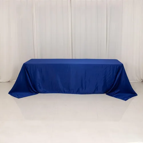Vista 74 de Efavormart - Mantel rectangular de satén sin costuras, color azul polvoriento, 60 x 126 pulgadas Azul empolvado