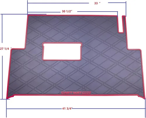Vista 6 de Alfombrilla para carrito de golf, color negro, ajuste personalizado, para Club Car Precedent 2004+, Tempo/Onward 17+