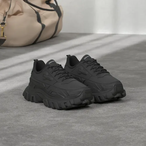 Vista 2 de DREAM PAIRS Zapatos deportivos gruesos de moda para mujer, con plataforma, con cordones, cómodos