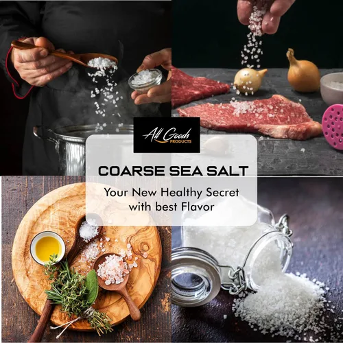 Vista 7 de All Goods - Sal marina mineral – 16 onzas de grano grueso, 100% natural, cosechada a mano, rica en más de 90 minerales esenciales, 30% menos