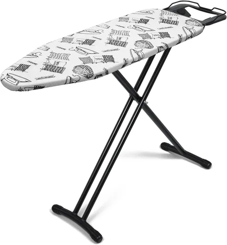 Vista 10 de Duwee - Tabla de planchar de 12 x 36 pulgadas con cubierta resistente al calor, almohadilla de fieltro gruesa Tabla de planchar compacta de altura
