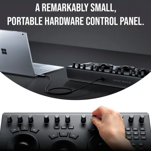 Vista 4 de Blackmagic Design DaVinci Resolve Micro Panel Panel de control portátil de bajo perfil