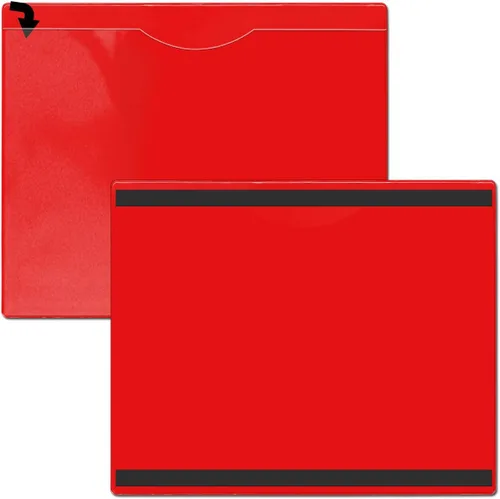 Vista 10 de StoreSMART FJ85STCM-5 - Archivador con parte trasera magnética, 5 unidades, plástico transparente, resistente, resistente