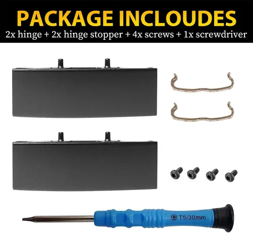 Vista 7 de Studio Pro Kit de reparación y reemplazo de bisagra para auriculares inalámbricos Beats Studio Pro (modelo A2924), piezas de metal, accesorios