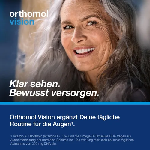 Vista 3 de Orthomol Suplemento para la salud ocular de la visión, suministro para 30