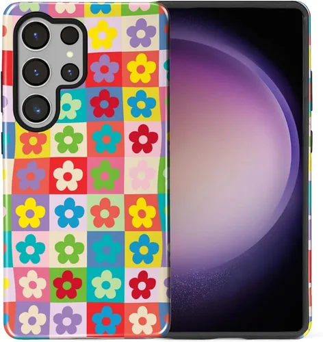 Vista 69 de Funda compatible con Samsung Galaxy S23, funda híbrida de protección rígida de 2 capas, a prueba de golpes, funda protectora resistente para Lata