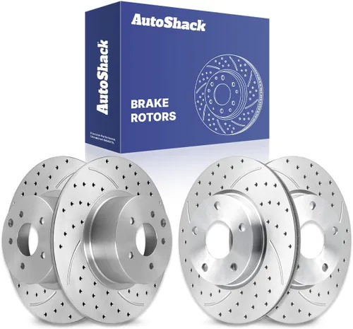 Vista 10 de AutoShack Juego de rotores de freno delanteros y traseros de reemplazo para Nissan Altima 2013-2024 2.0L 2.5L 3.5L V6 FWD AWD 4 piezas
