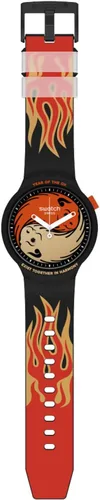 Vista 2 de Swatch OX ROCKS 2021! Reloj unisex (Modelo SO27Z109), Negro -, Casual