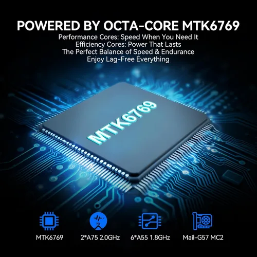 Vista 5 de Tableta, tabletas Android 15 de 10.1 pulgadas con Octa-Core, 16 GB de RAM + 64 GB ROM 512 GB TF Tabletas compatibles con GMS, batería de 7000 mAh