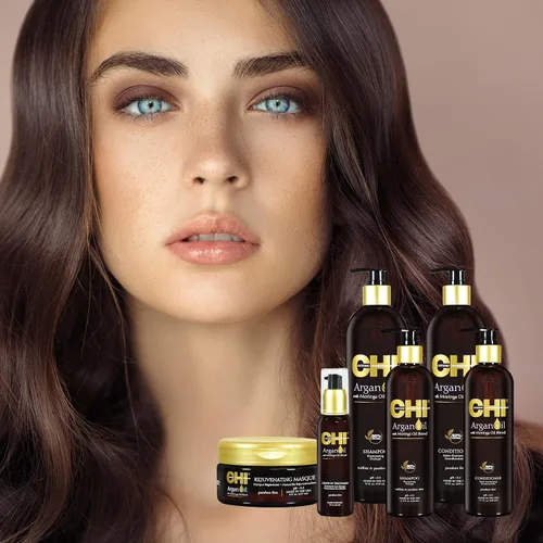 Vista 3 de CHI Argan Oil Plus Moringa Oil Shampoo Champú Unisex 25 oz