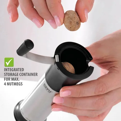 Vista 7 de GEFU 34670 Rallador de nuez moscada, Moscata