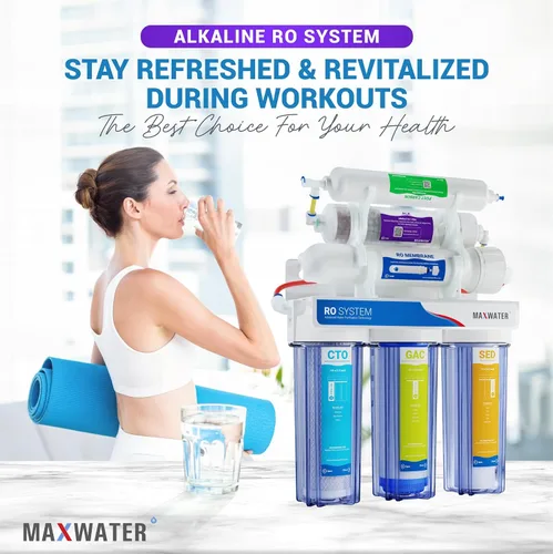 Vista 6 de Max Water Sistema de filtración de agua RO (ósmosis inversa) de 10 etapas para debajo del fregadero + tanque resistente + grifo - (5 en 1) sistema