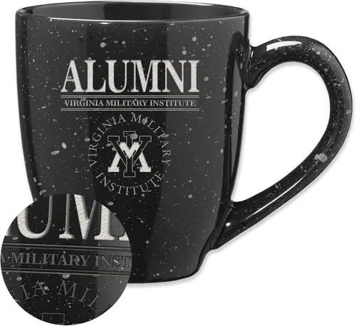Vista 40 de Rico Industries NCAA Illinois Fighting Illini Alumni - Taza de café de cerámica moteada grabada con láser de 16 onzas