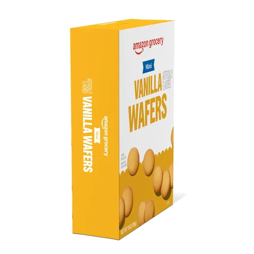 Vista 4 de Amazon Grocery, Mini Galletas de Vainilla, 11 onzas (anteriormente Happy Belly, el empaque puede variar)