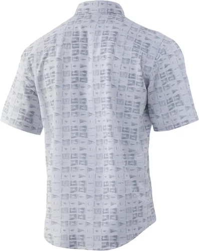 Vista 2 de HUK Camisa de franela para hombre Botón de rendimiento