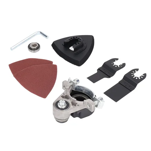 Vista 7 de Kit de herramientas oscilantes convertidores, adaptador de amoladora angular, accesorios de herramientas oscilantes multifuncionales, instalación