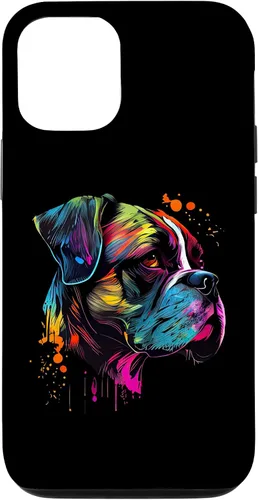Vista 28 de Boxer Dog Lovers Pop Art Design Cute Boxer Dog Case for iPhone 16