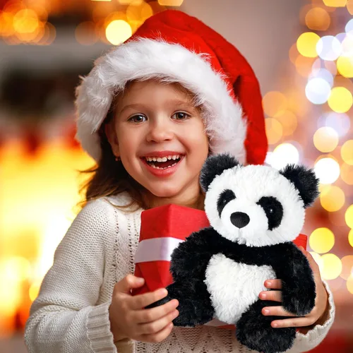 Vista 8 de [Usado] SuzziPals Panda - Almohadilla térmica para animales de peluche, para microondas para calmar