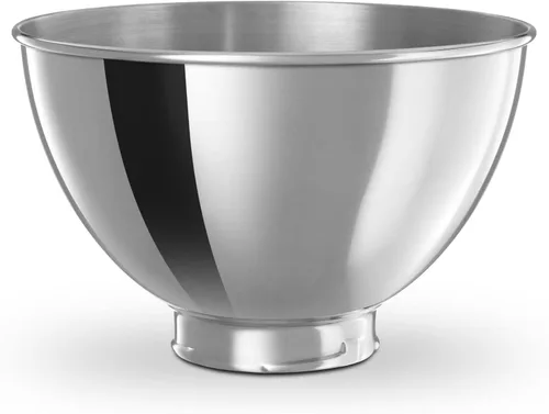 Vista 5 de KitchenAid Classic Series K45SS - Batidora de pie con cabezal inclinable de 4.5 cuartos de galón, color blanco y cuenco de acero inoxidable de 3