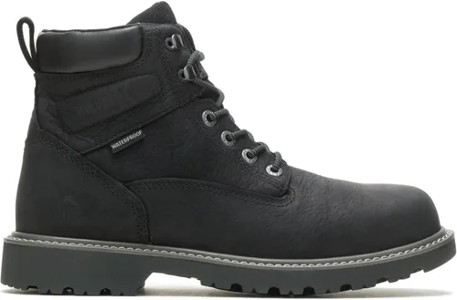 Vista 11 de Wolverine Floorhand Botas de trabajo impermeables con punta de acero de 6 pulgadas Marrón oscuro