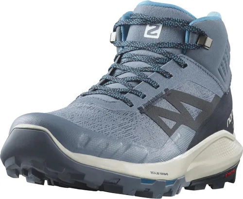 Vista 11 de Salomon Botas de senderismo OUTPULSE Mid Gore-Tex para hombre Urban Chic/Sombra/Cuero crudo